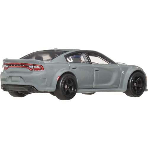 Hot Wheels Fast & Furious 2020 Dodge Charger Hellcat Vehicle Toy, Gray, JBL96, Ages 3 and Up