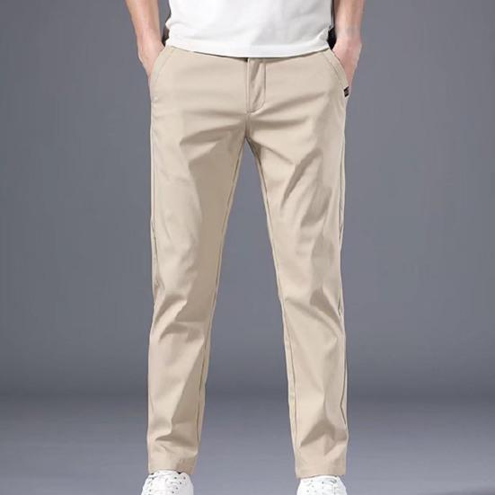 Buy Cropped Pants Popular Stretchy Bottoms Men Trousers Mid Waist