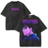 Anime Dandadan Ken Takakura Okarun Grafik T-Shirt Herren Damen Gewaschene Baumwoll T-Shirts Vintage Freizeitkleidung Harajuku Herren T-Shirt