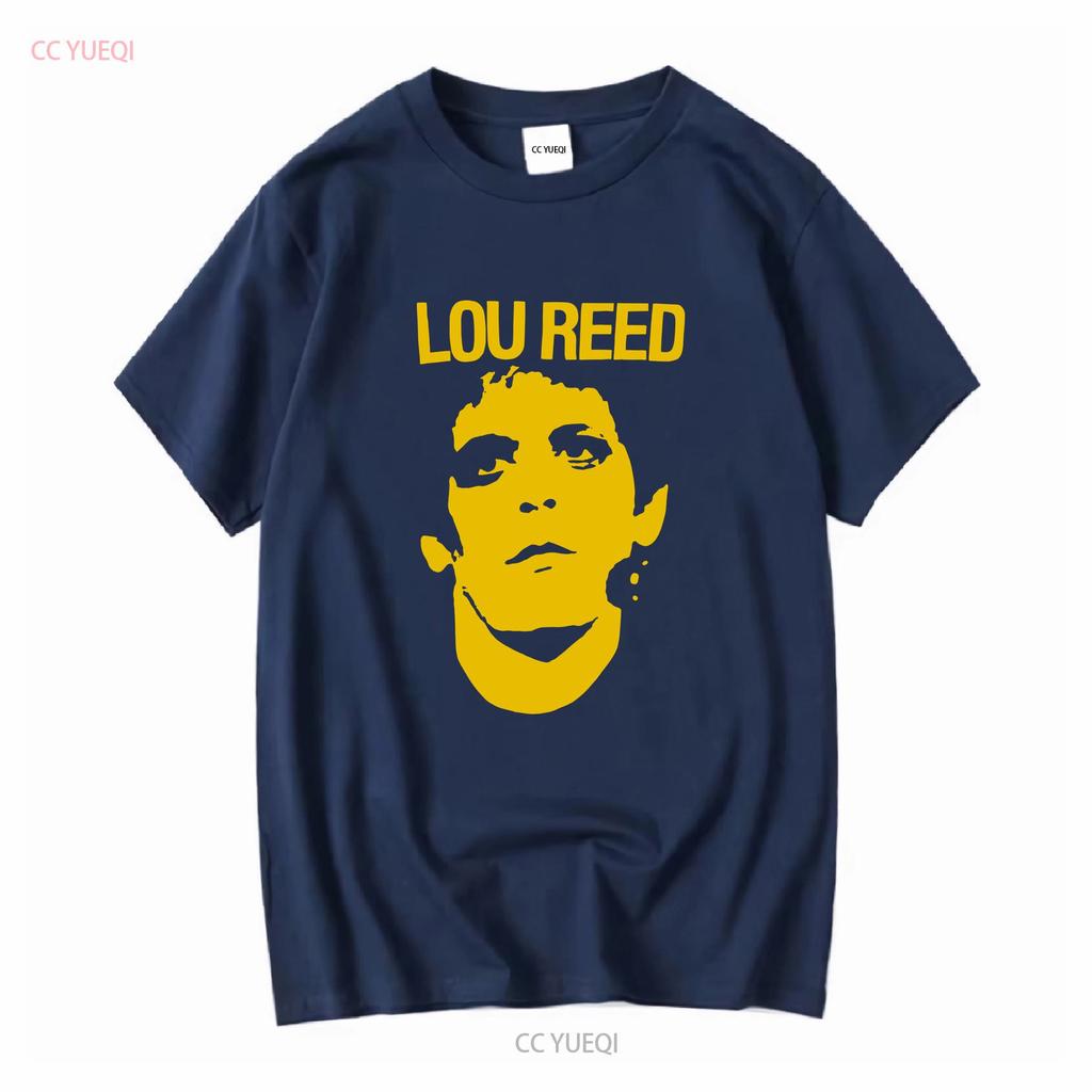 NEW LISTING 80 s Lou Reed Rock Roll Animal T Shirt black tee NH7029 vintage Washed fashion homme Stretched Stylish