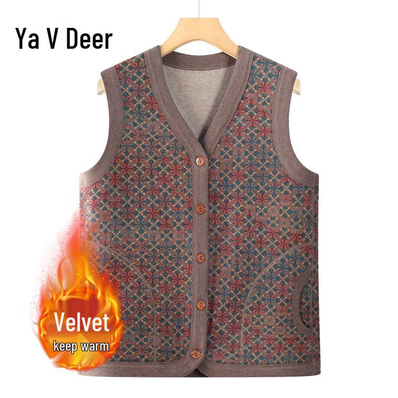 

Yalu Women s Autumn/Winter Warm Fleece-Lined Vest 2XL