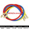 R410A R22 R134A R404A Freon Refill Kit Tool, Car Air Conditioner Pressure Gauge Set, Shock Resistant Pressure Gauge Adapter