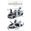 1/24 Koenigsegg Gemera GT Supersportwagen Legierung Diecast Modellauto Sound und Licht Zuhause Trendige Ornamente Exquisite Simulation Dekorative Geschenke Junge