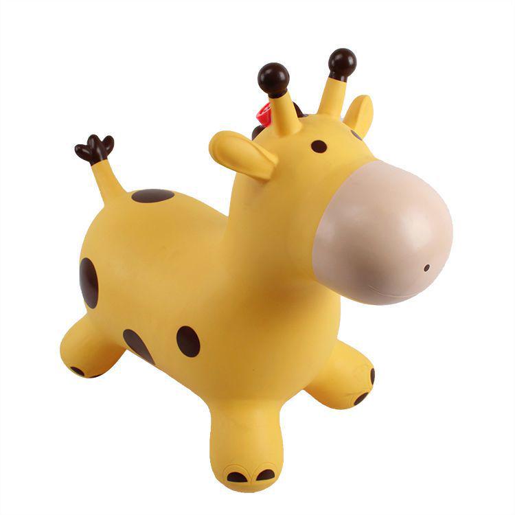 Inflatable Bouncy Horse Riding Toy with Music - Safe for Children and Adults, Non-toxic