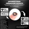 TonGass (20-Pack, Black) Exact Replacement for Yamaha 90430-08020-00 & 90430-08003-00, Lower Gear Case Oil Drain Gaskets, Japanese Hard Fiberboard