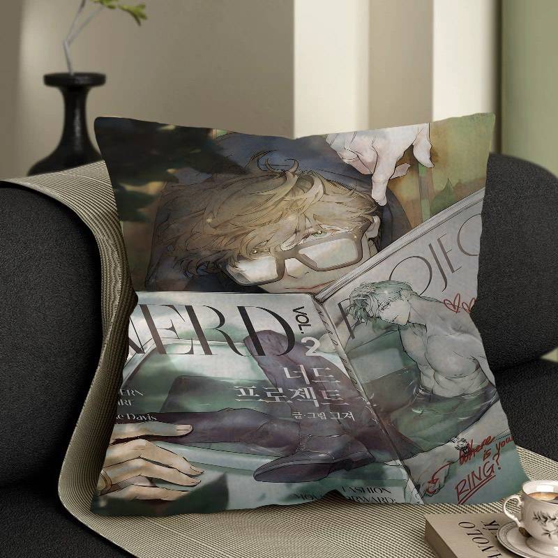 Cartoon N-Nerd P-Project Bl Anime Personalized Pillow Dust Cover Bedroom Kids Party Decoration Pillowcase Birthday Children Gift