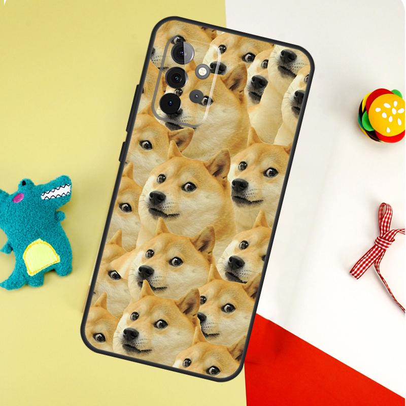 Animal Shiba Inu Dog For Samsung Galaxy A54 A34 A14 A55 A35 A15 A53 A33 A13 A05 A06 A16 A22 A32 A52 Phone Case