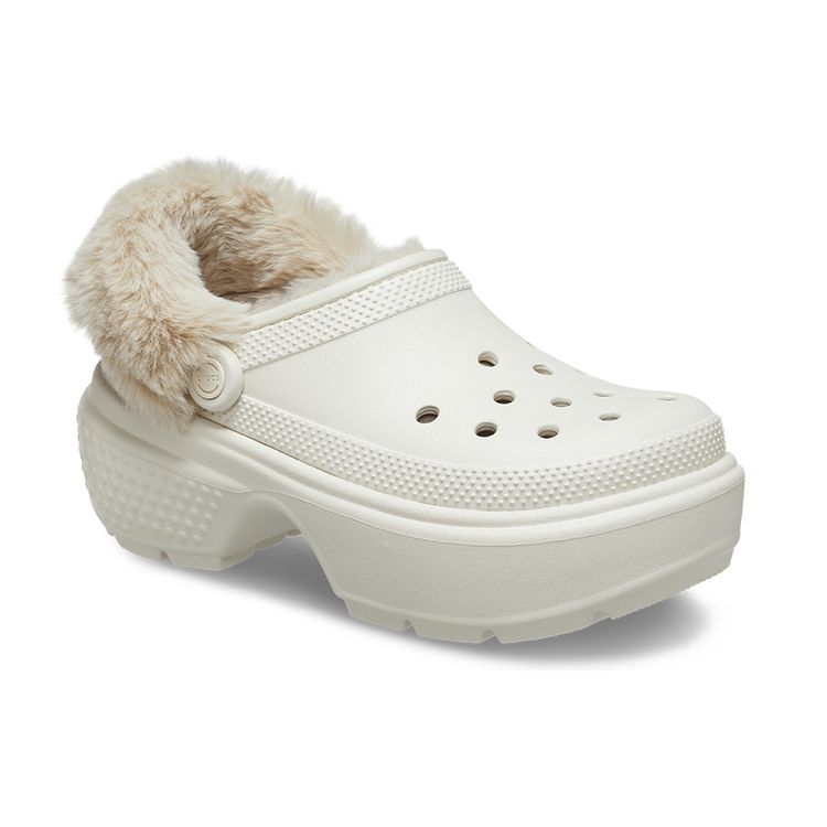 Crocs Stomp Lined Clog Cement Grey Unisex 208546-160