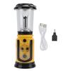 Radio Lantern Hand Crank USB Rechargeable Multi Functional AM FM Emergency Radio LED Flashlight for Camping Hiking