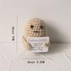 Positive Knitting Potato Doll Decoration with Card Positive Potato Doll for Birthday Party Office Decoration Good Luck Gifts