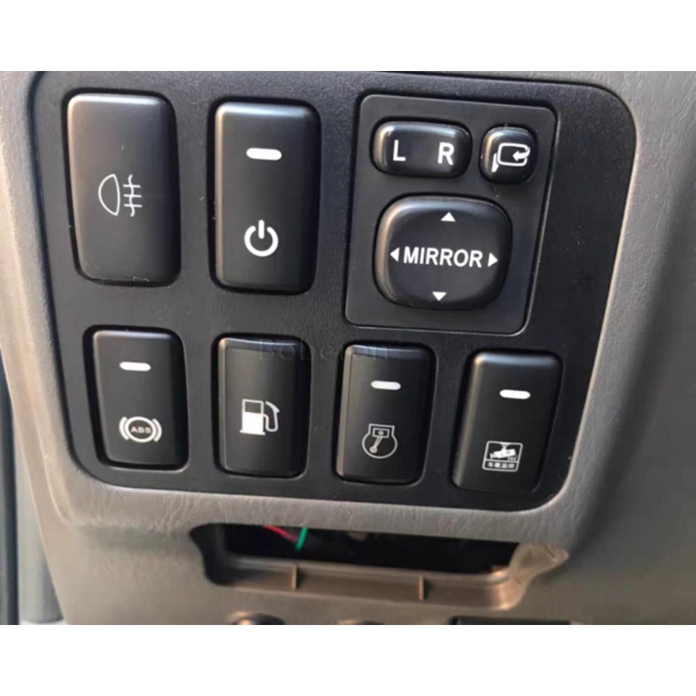 Auto DRL Power Light Bar ABS Ein Aus Schalter Knopf Schalter für Toyota FJ Land Cruiser Prado 120 LC100