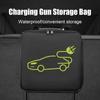 Electric Car Battery Jumper Cable Plugs Bag Waterproof Ev Car Charging Cable Sockets Storage Organizer For Charging Cables Cords