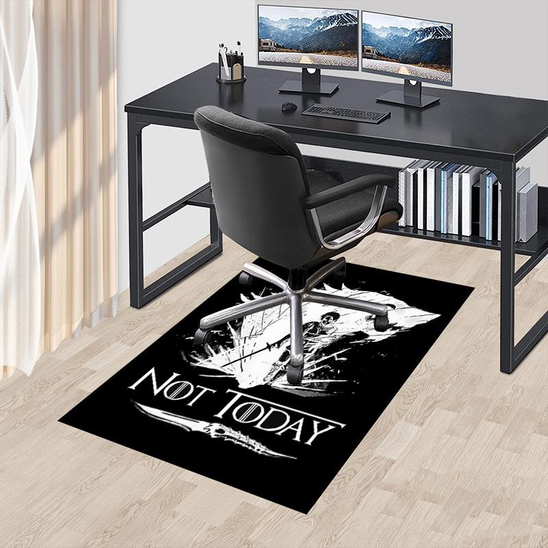 1pc Not Today Carpet, Office Rug Outdoor Mat Home Decor Area Carpet Festival