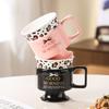 European Ceramic Mug Goblet Office Drinking Cup Coffee Cup Breakfast Cup Souvenir Ladies Water Cup