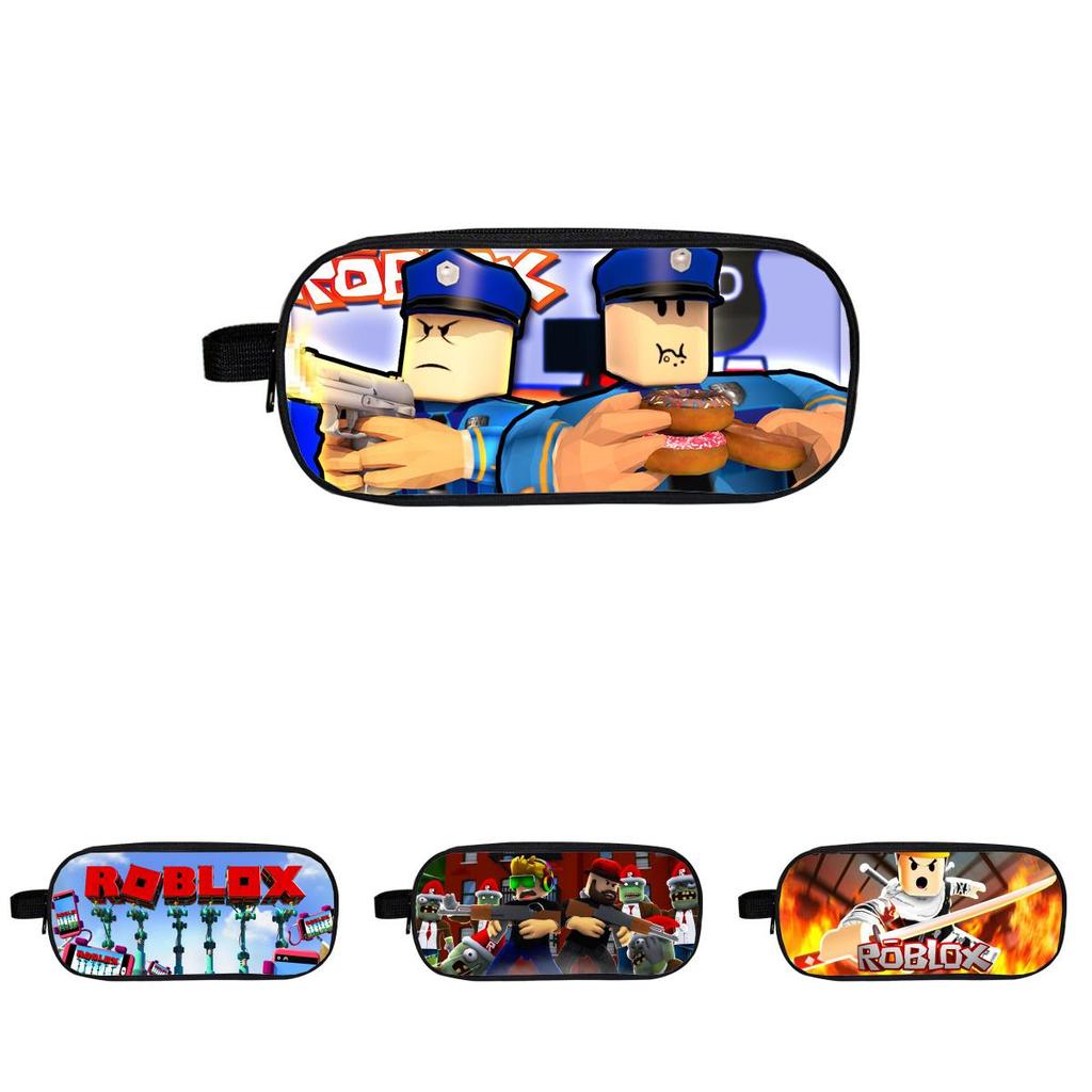 Roblox Cartoon Pencil Case For Boys And Girls With Durable Material**