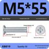 GB819 Zinc-Plated Carbon Steel Phillips Countersunk Screws: M2-M10