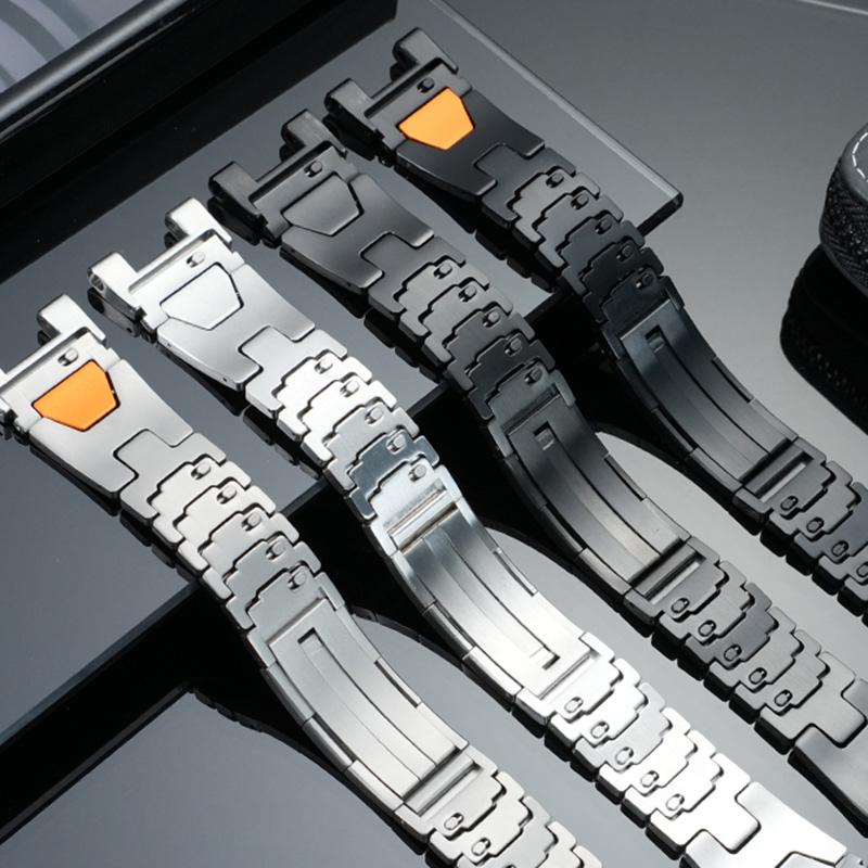 For Casio G-SHOCK Steel Heart GST-B100 Modified Strap B210/W300/S100/S310 New Quick Release Stainless Steel DIY Bracelet