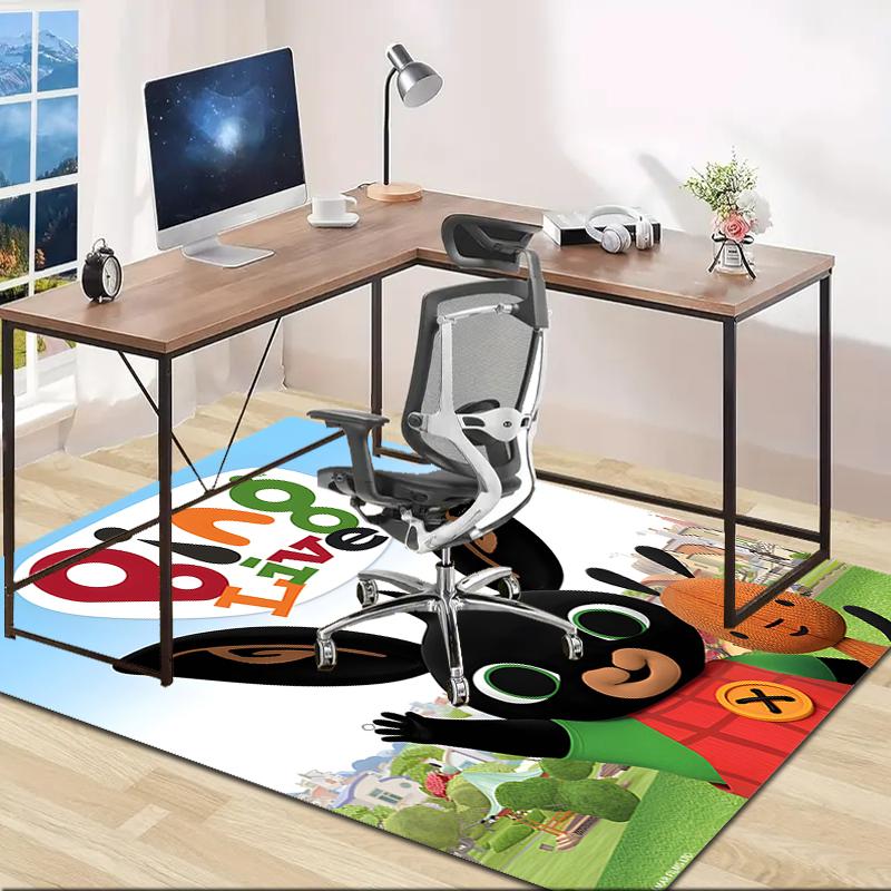 1pc Bing Bunny4 Design Area Rug - Non-Slip, Soft & Cozy Floor Mat for Living Room, Bedroom, Office - Indoor/Outdoor Decorative Carpet