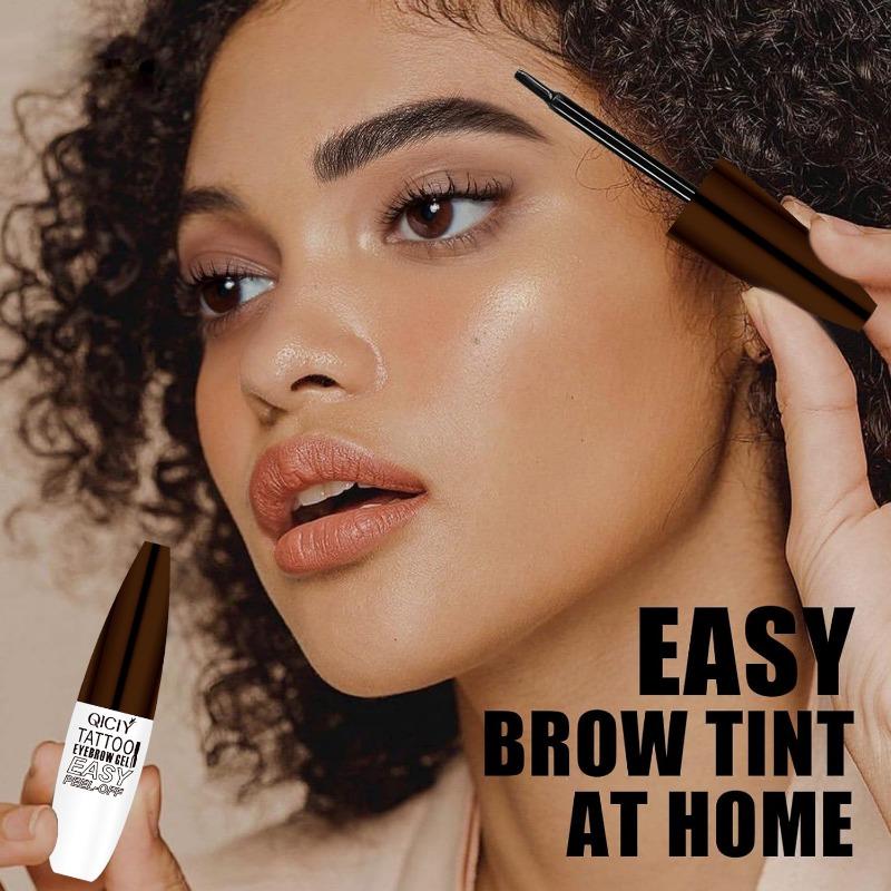 Qiciy Peel Off Eyebrow Gel Long Lasting Waterproof Smudge Proof