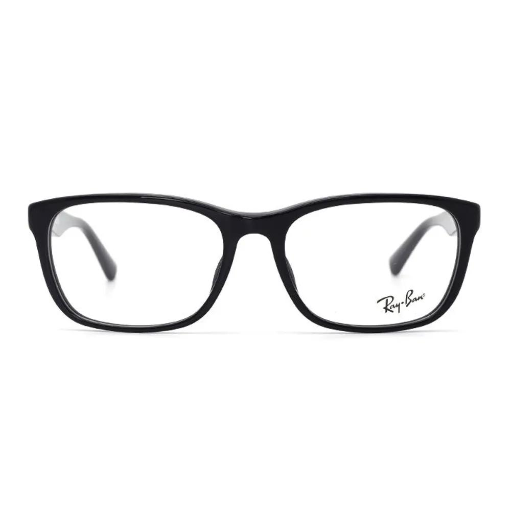 RB5315D 2000 55mm Ray-Ban Eyeglass Frames Lightweight Daily Square Horn-rimmed RX5315-D RB5315-D Glossy Black RB5315D 2000 55mm