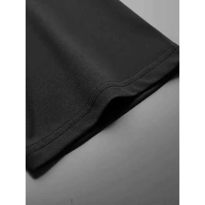 Tailles européennes T-shirt à manches courtes Mode Homme | Design Croix avec Ailes, Col rond décontracté, Tissu légèrement extensible, Saison d'été