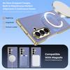 Leather Magnetic Case Galaxy Z Fold 8 Ultra 7 6 5 Electroplated Shockproof Protective Cover