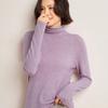 Women's High Neck Cashmere Sweater - Autumn/Winter, Comfortable, Loose, Versatile Knit Pullover.