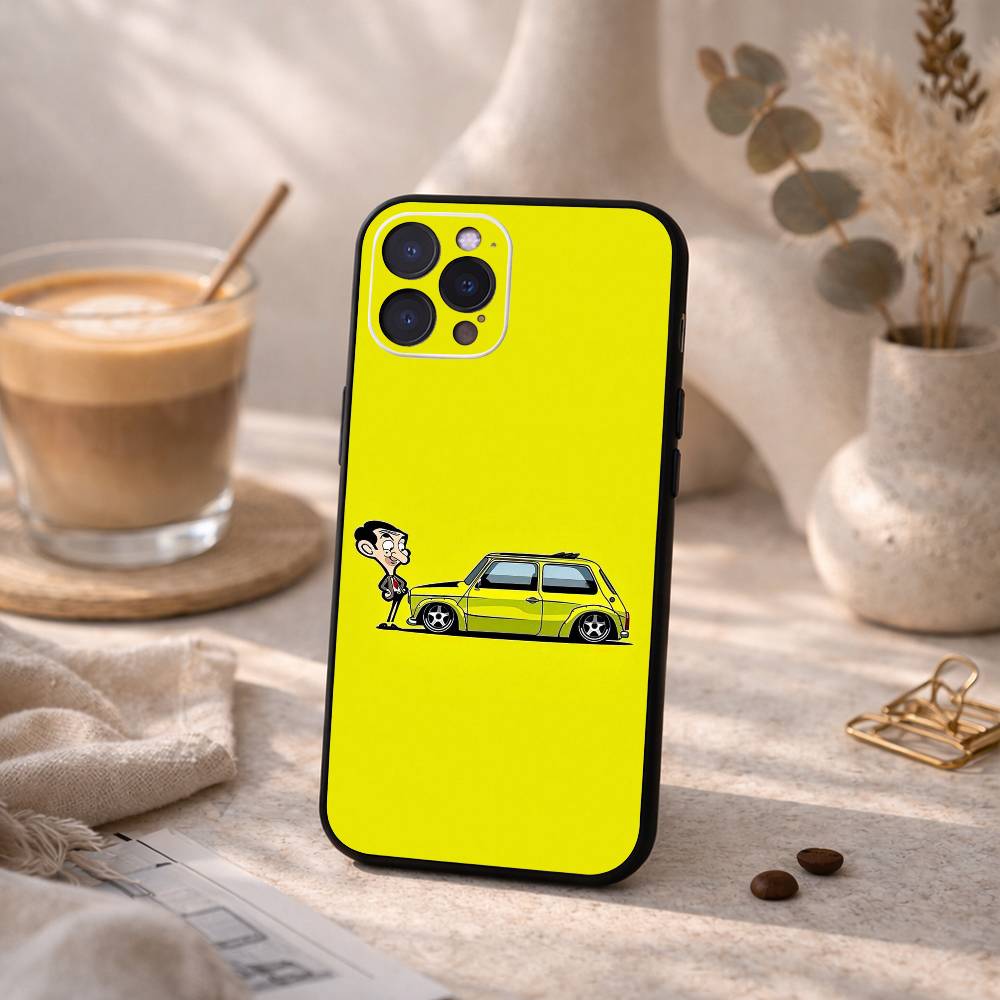 Lustige C-Classic M-Mr B-Bean Handyhülle Für iPhone17 16 15 14 13 12 11 Pro Max Plus,5G Weiche Schwarze Hülle