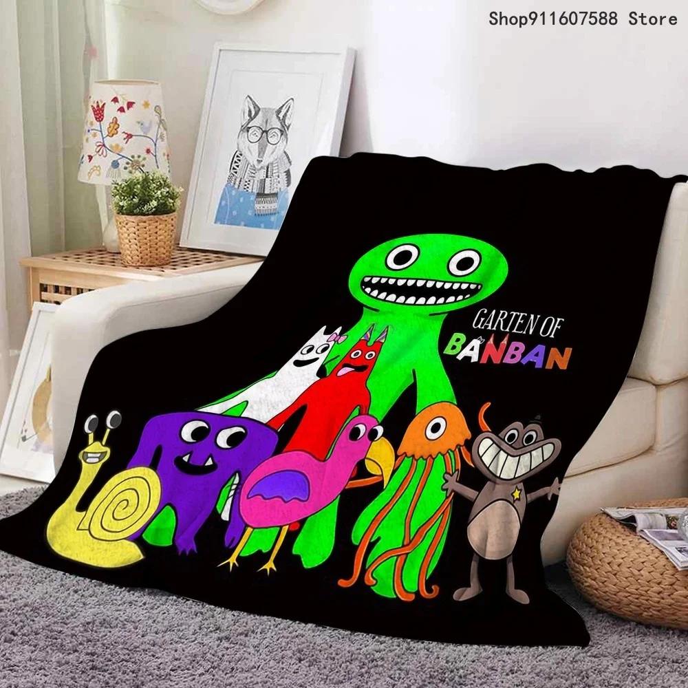 

Cartoon Garten Of Banban Blanket Flannel Throw Blanket Gift For Kids Girl Boys Home Decor Living Room Bedroom Sofa Anime Blanket 75cmx90cm