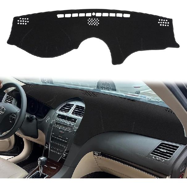 Dashboard Cover Dash Cover Mat Pad  Fit For Lexus ES350 2007 2008 2009 2010 2011 2012(Charcoal Gray)