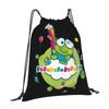 Custom K-KeroKeroKeroppies Drawstring Bag Men Women Lightweight Frog Anime Sports Gym Storage Backpack
