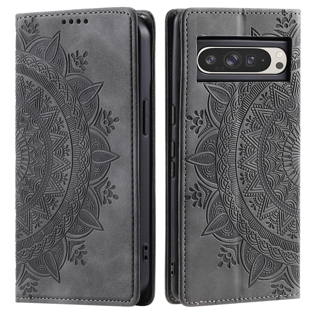Style-010 For Google Pixel 10 Pro XL Case Magnetic Closing Leather Phone Cover Pattern Imprinted
