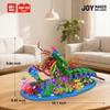 JMBricklayer Mechanic Mantis Shrimp Building Blocks Set with LED Lights, Marine Life 70013, Sea Animal Model with Jellyfish, Crab, and Coral Reef,