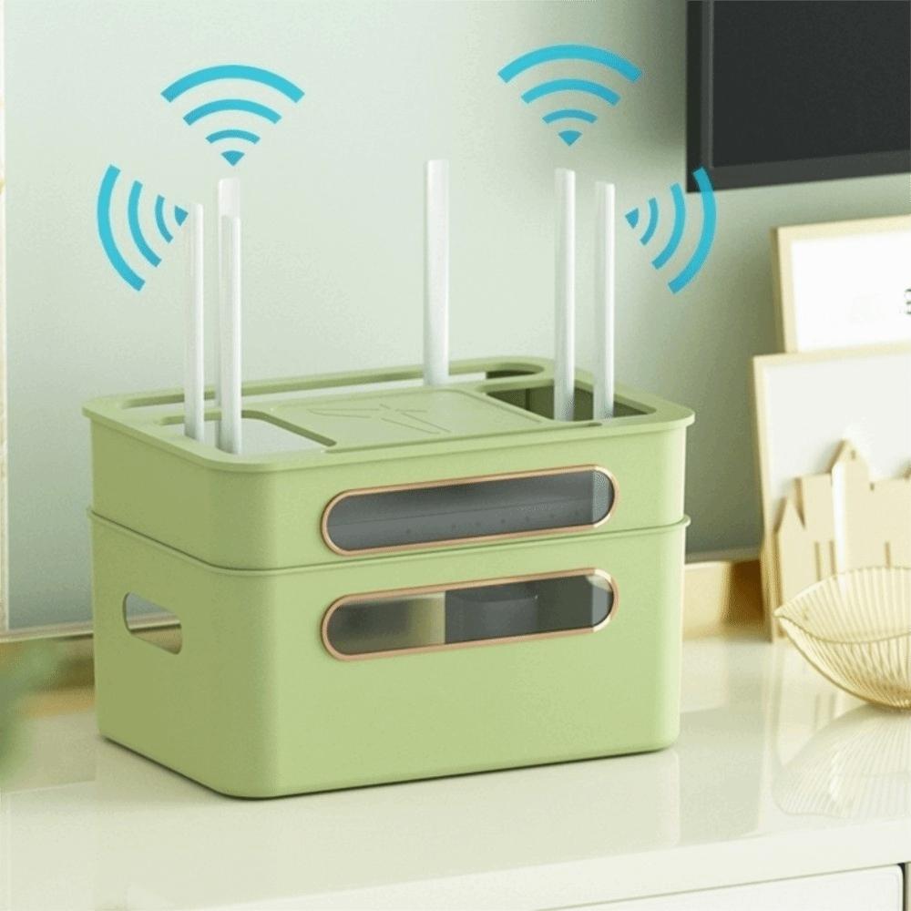 2/3/4-Tier Cable Management Box Ventilation Router Storage Box WiFi Box Holder  Living Room