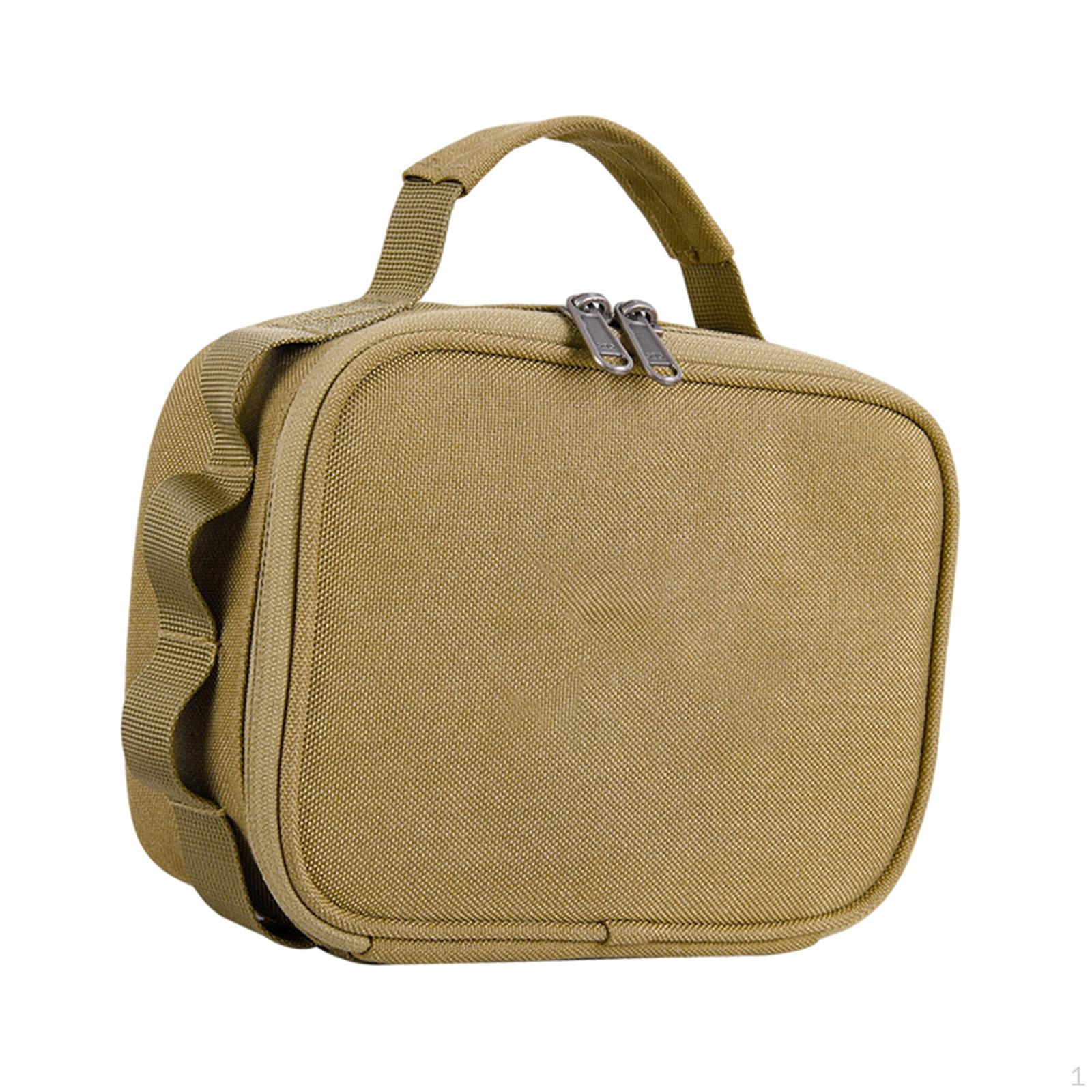 

Camping Storage Bag Cookware Grocery Bags Picnic for Backpacking хакі