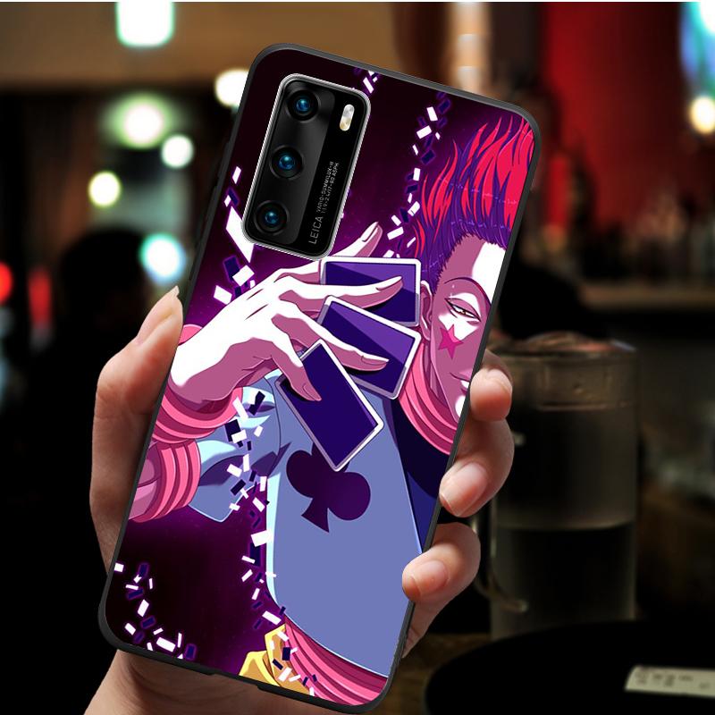 

Черный чехол для телефона Hisoka для huawei P40 P30 P20 P10 Pro P9 Lite nova 4E 6SE Psmart 2 2019 Y6 9 Prime Y9 2018