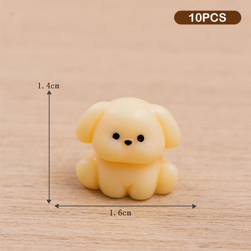 Creative And Cute Micro Landscape Ornaments Small Dogs Animal Resin Crafts Automotive Decoration Ornaments