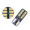 20PCS Auto Turn Signal Lamp T10 W5W 3014 24SMD LED Canbus Car Interior Map Dome Light White No Error Brake Parking Bulb Amagi
