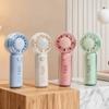 USB Rechargeable Mini Handheld Fan Powerful Wind Cooling and Ice Pack Fan Turbo Fan  Travel