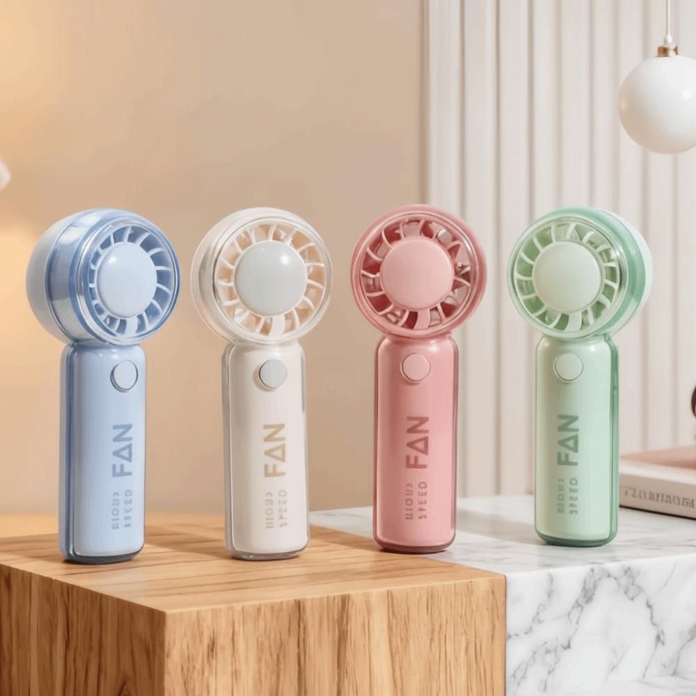 USB Rechargeable Mini Handheld Fan Powerful Wind Cooling and Ice Pack Fan Turbo Fan  Travel