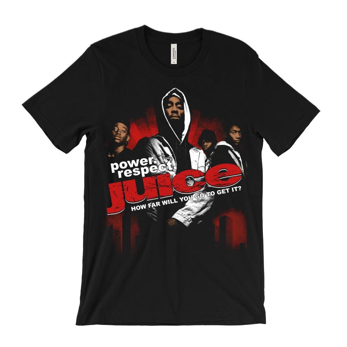Juice T-shirt - movie film Classic Hip Hop, Tupac Shakur, Omar Epps, 1990s NYC 4XL