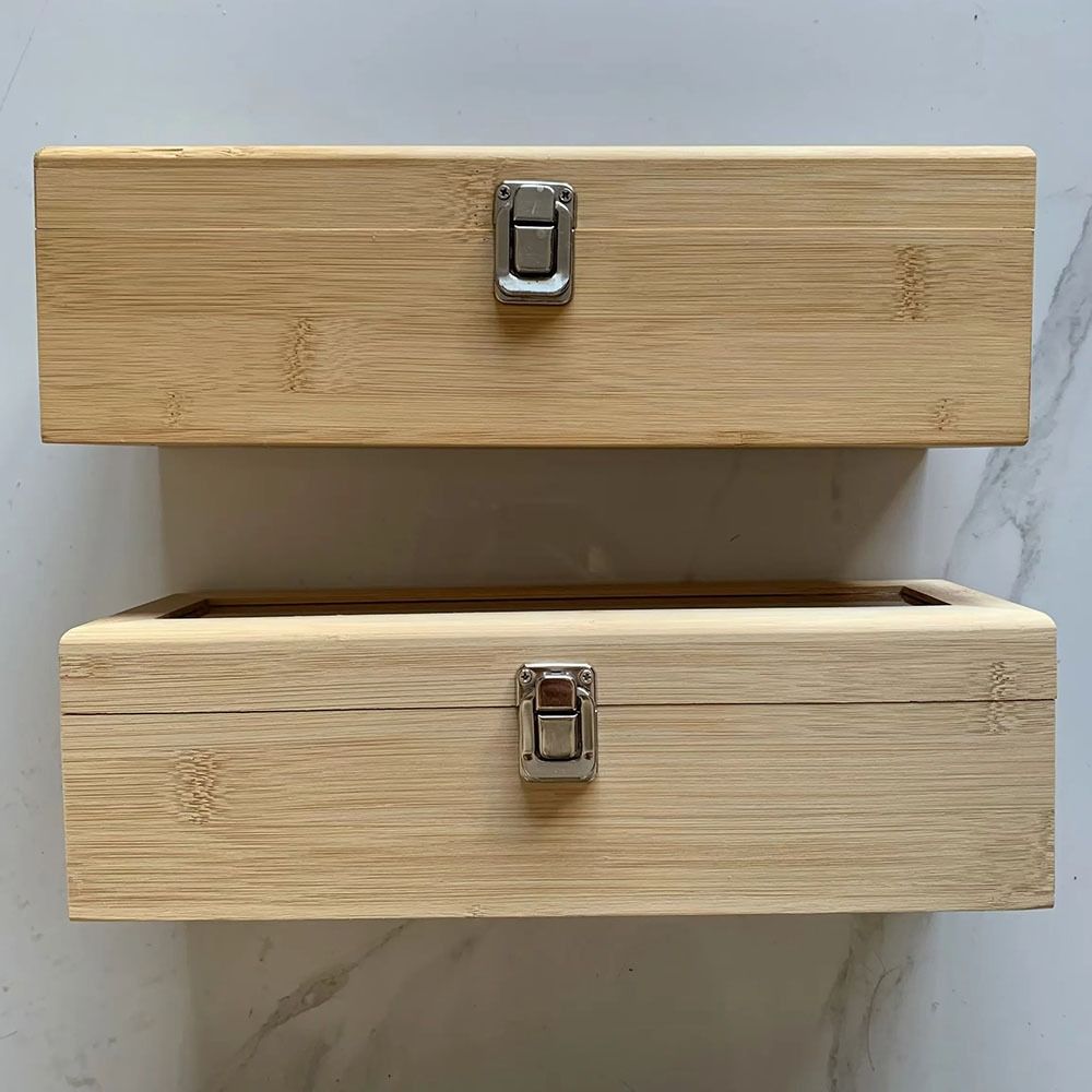 Wooden Tea Bag Storage Boxes 5/9 Grids Tea Box Holder Jewelry Organizer  Desktop Sundries