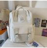 Schoolbag Korean Version Ins Backpack College Style Schoolbag Cute and Lightweight Travel Versatile Backpack Travel Large Capacity Schoolbag