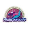 [Pokemon] Pokemon Center Poster & Sticker Set Night Arcade