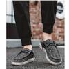 Sommar Herr Canvas Skor Linne Ovandel Mjuk Sula Vulkaniserade Casuals för Män Business Casual Skor Utomhus Körning Flats 2025