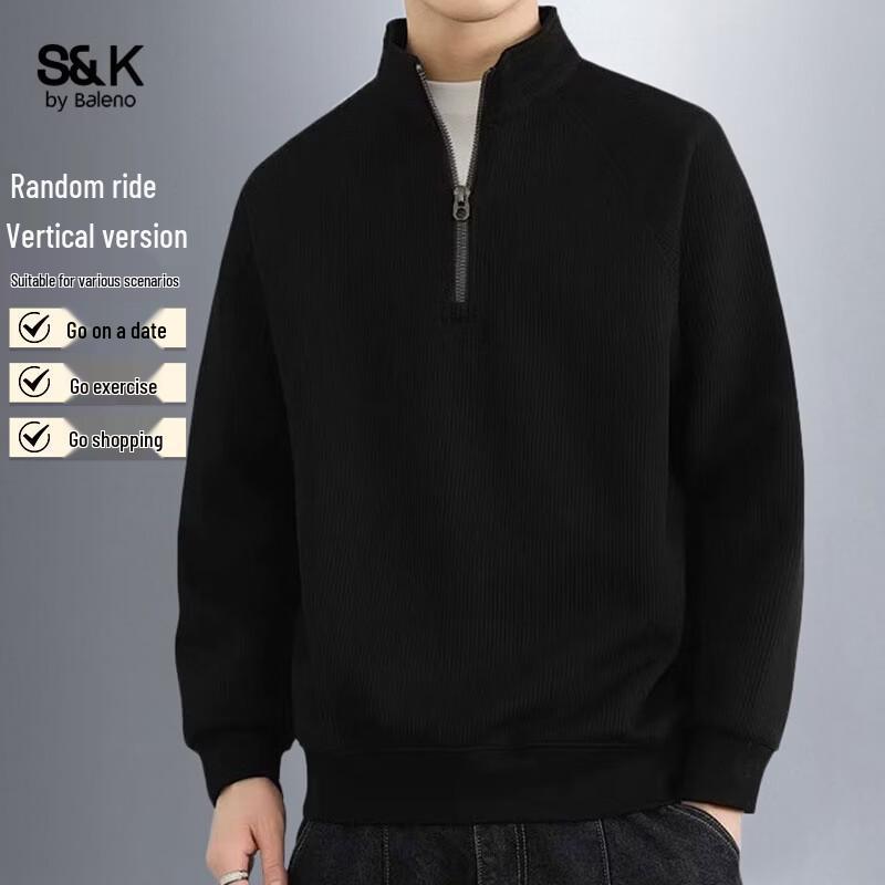 Baleno Men's S&K Series Half-Zip Pullover Sweatshirt