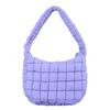 Quilted Cloud Bag Folded Bubble Cotton Rhombus Portable Underarm Bag Premium Personality Design Fashion Shoulder Bag