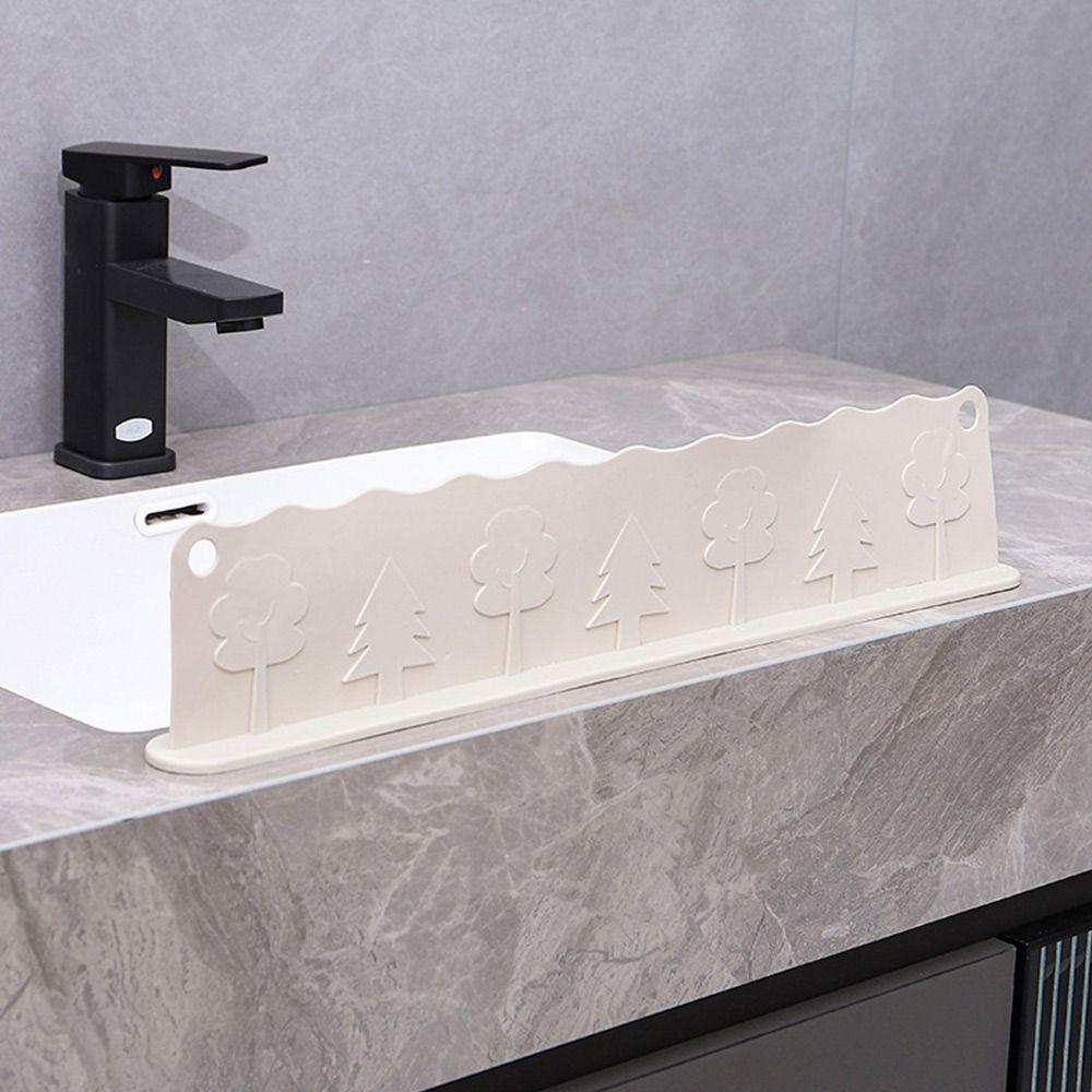 Přísavka Ochrana proti stříkající vodě Měkký silikonový deflektor vody Bar Nová deflektorová deska na vodu pro kuchyňský gadget