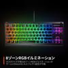 SteelSeries Apex 3 TKL Gaming Keyboard, Tenkeyless, Wired, Japanese Layout, Silent Switches, IP32 Water Resistant, 24-Key Simultaneous Pressing, Black