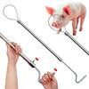 1Pcs Wired Catching Pig Lasso Baoding Pig Head Grab Pig Device Pig Equipment Convenient Safety Copper Handle